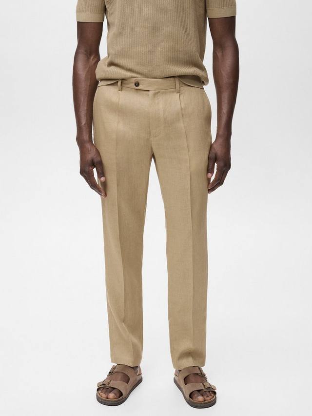 

Брюки Salve из льна Mango