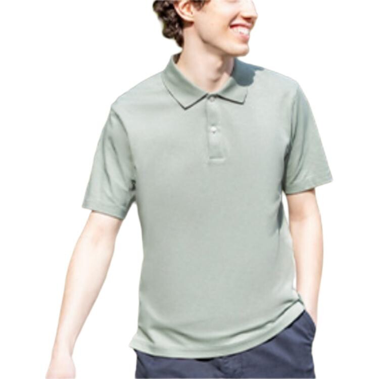 Рубашка поло унисекс Verdant Green Uniqlo, зеленый — фото 3