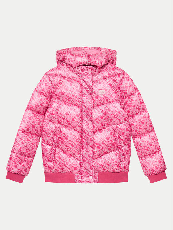 

Пуховик regular fit Guess, красный