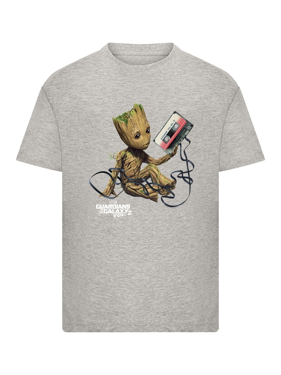 

Рубашка F4NT4STIC Marvel Guardians Of The Galaxy Vol2 Groot Tape, светло-серый
