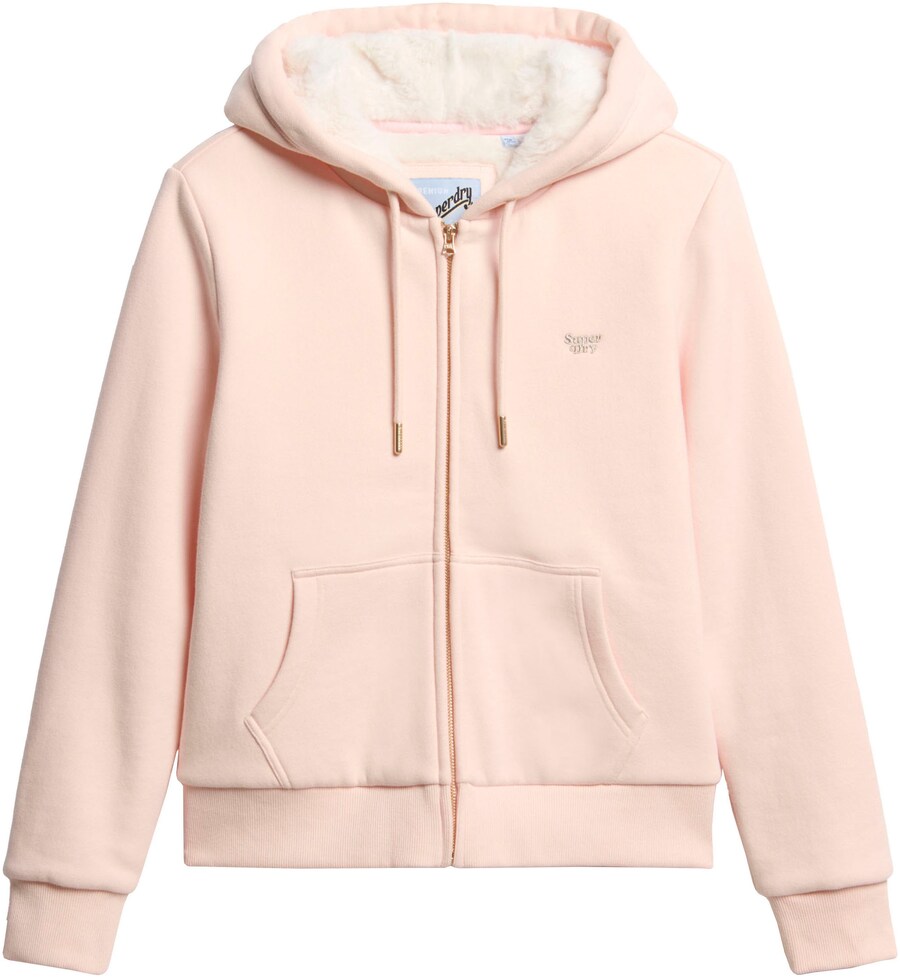 

Худи Superdry Zip-Up Hoodie, цвет Apricot