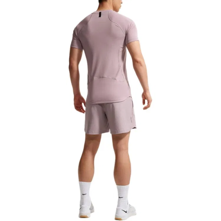 Футболка мужская Pro DRI FIT Quick Dry Nike, 226 Light Ore Purple/Black — фото 4