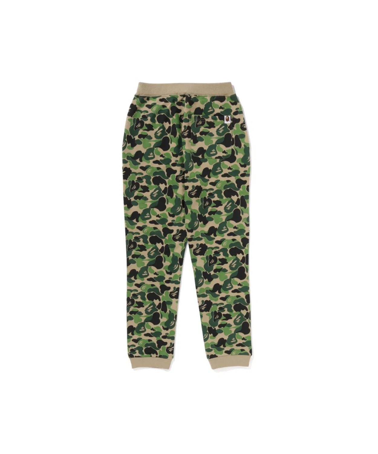 Спортивные штаны с камуфляжем A Bathing Ape ABC Camo Ape & Milo, хлопок, синие — фото 2