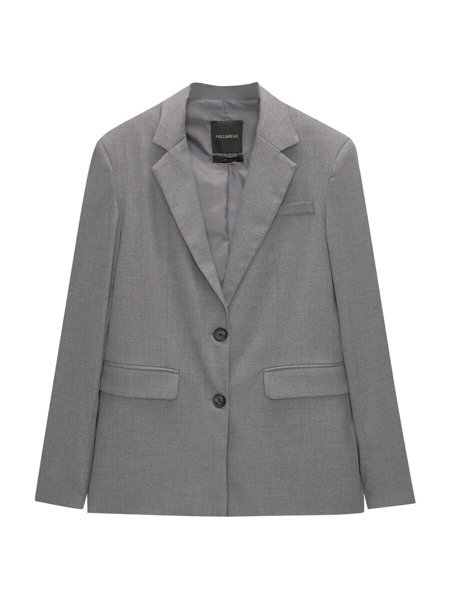 

Классический блейзер Pull&Bear Blazer, пятнистый серый