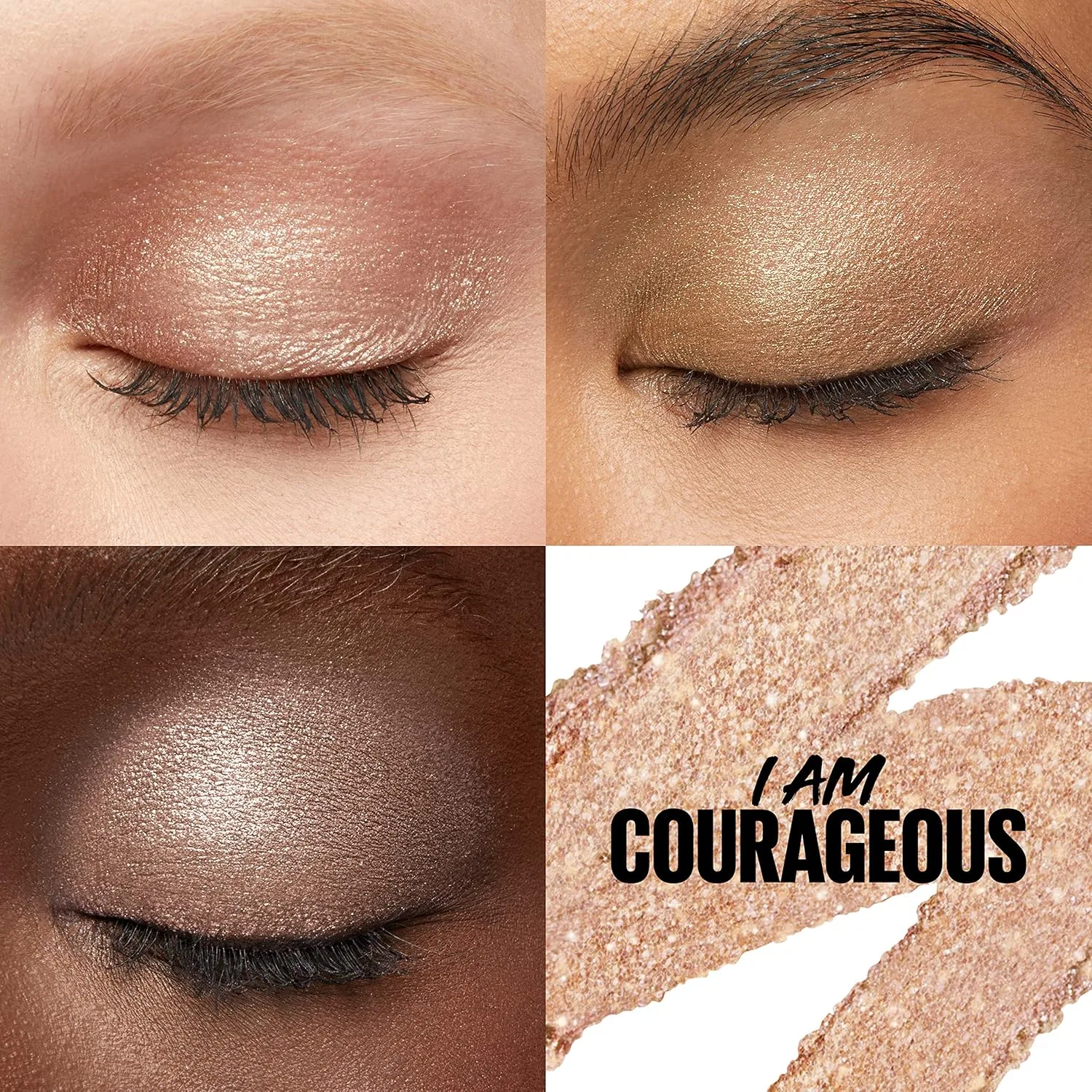 Тени для век MAYBELLINE Color Tattoo Longwear, светлый бронзовый шиммер, 1.42 г — фото 2