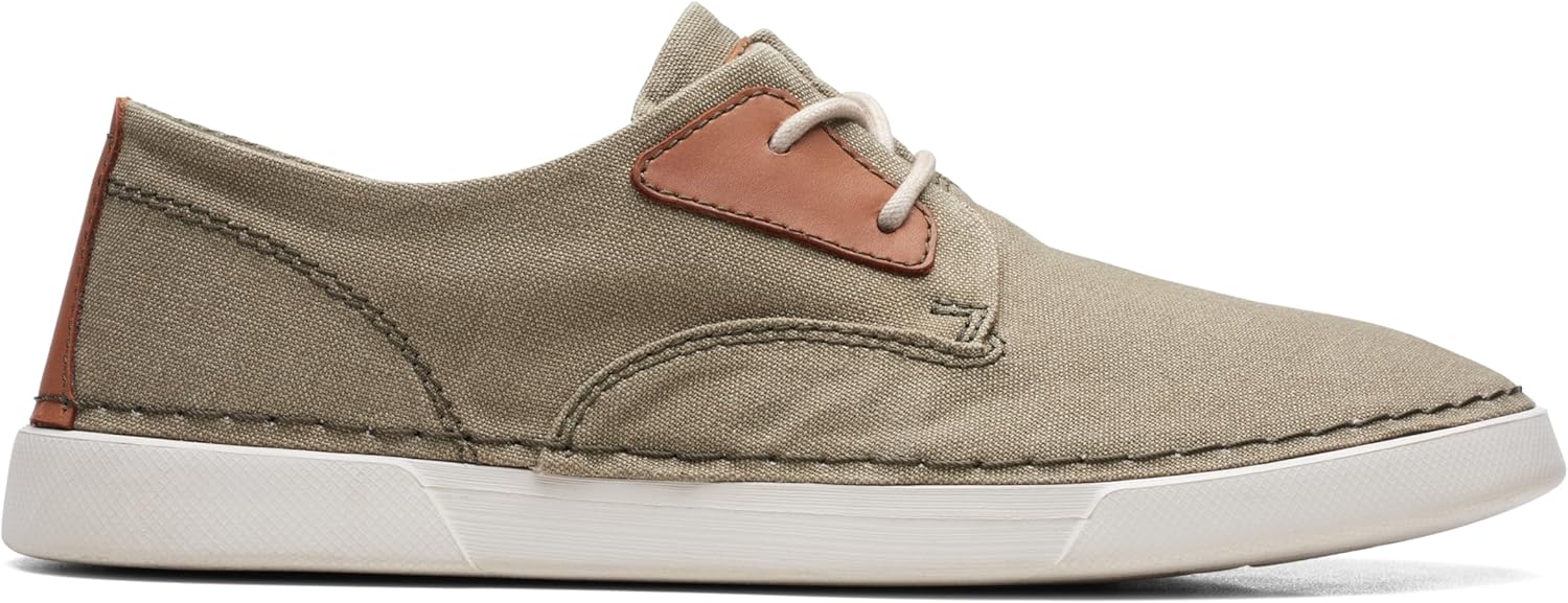 Мужские кроссовки Clarks Gereld Tie, оливковый — фото 2