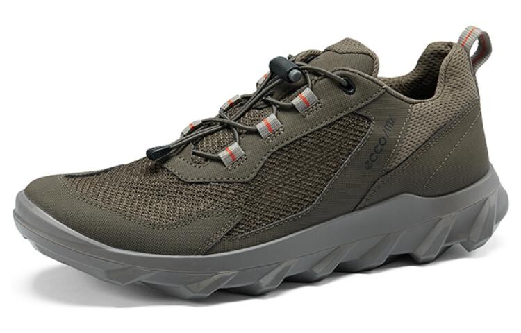 Кроссовки ecco Lifestyle Shoes Men Low-top Army Green, хаки — фото 2