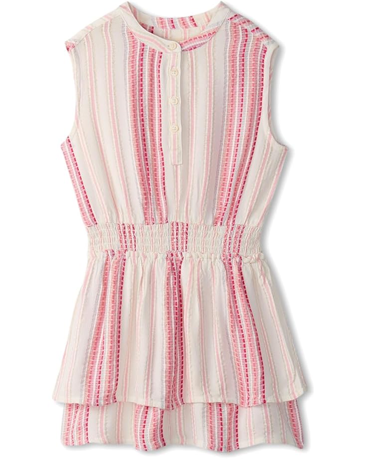 

Платье Hatley Kids Ribbon Stripe Smocked Waist Dress, розовый