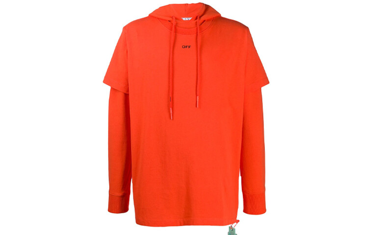 

Осень/Зима20 Толстовка мужская оранжевая Off-White, оранжевый