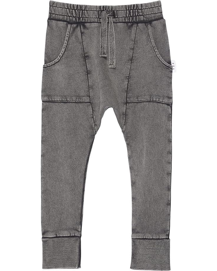 

Брюки HUXBABY Charcoal Pocket Drop Crotch Pants, угольный