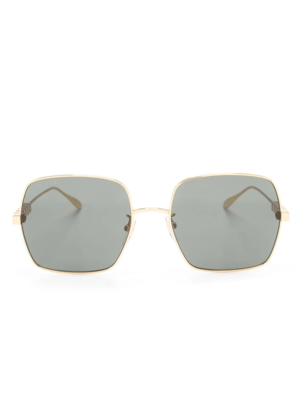 

Солнцезащитные очки в квадратной оправе с логотипом Gucci Eyewear, золотой