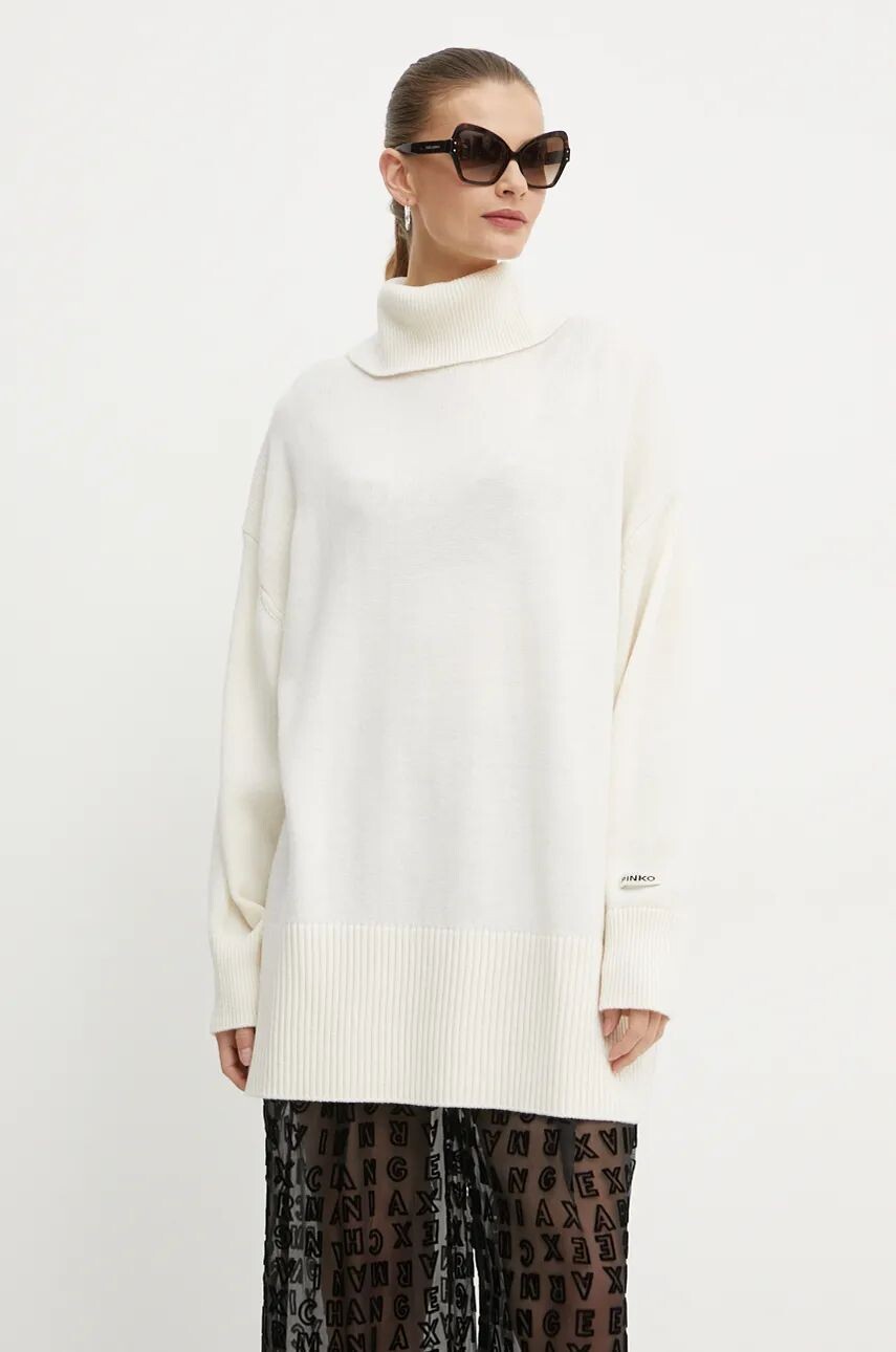 

Шерстяной свитер Pinko, бежевый