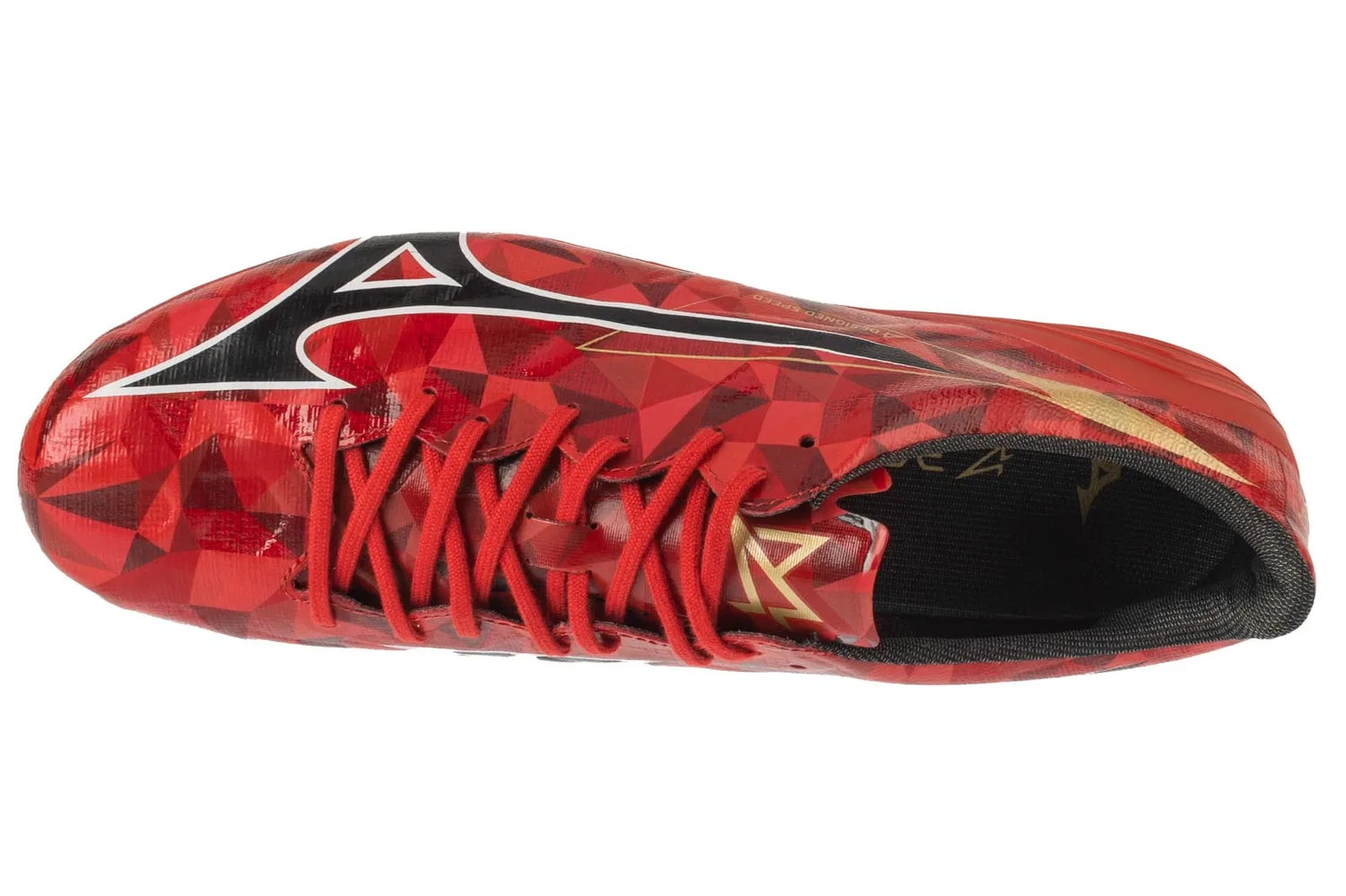 Футбольные бутсы, искусственная кожа, Mizuno, красные — фото 3