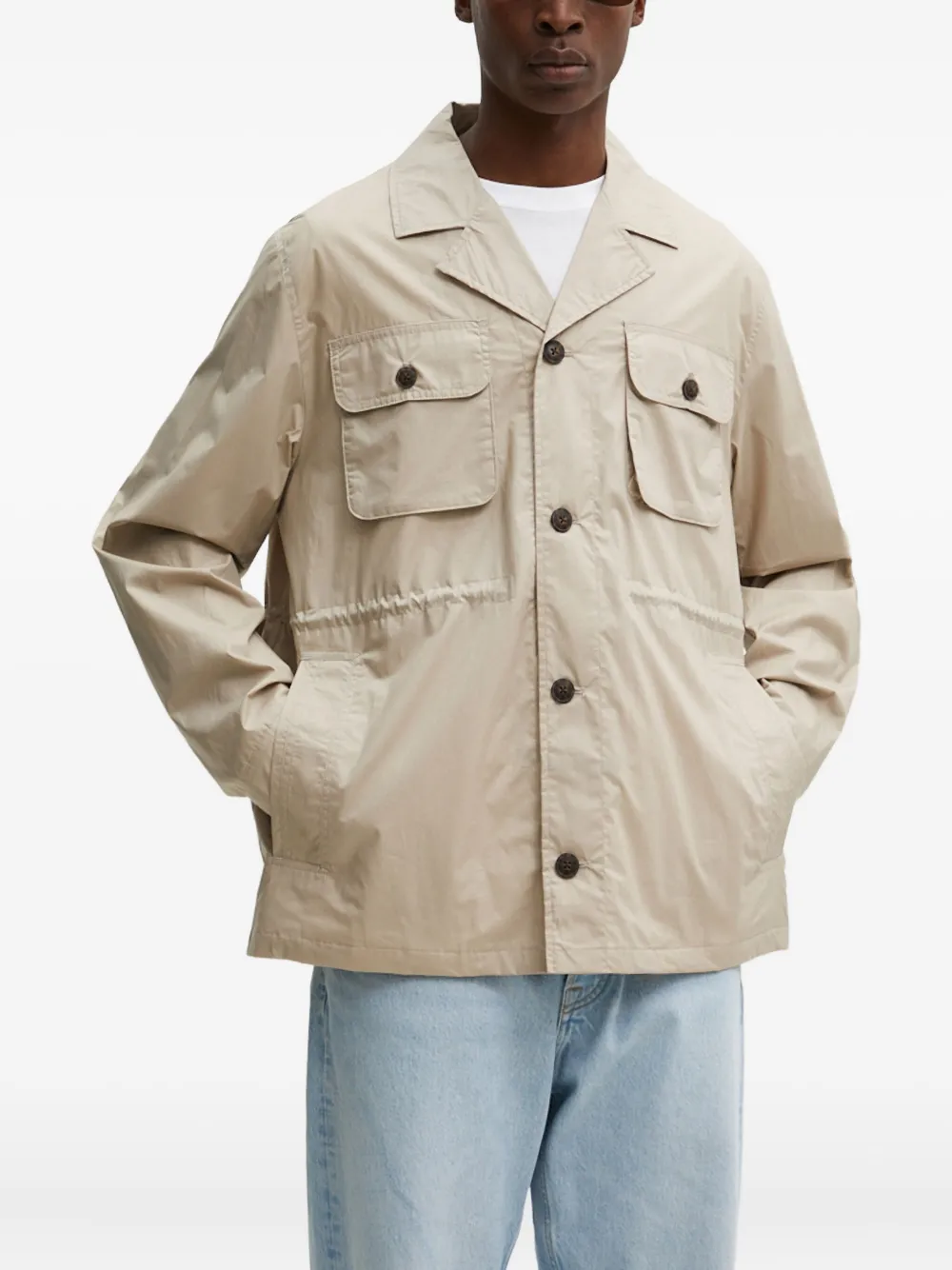 

Жакет с накладными карманами Les Deux, бежевый