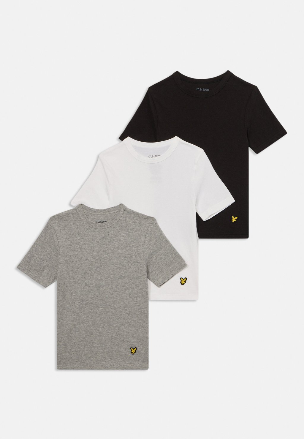 

Базовая футболка 3 PACK Lyle & Scott, черный