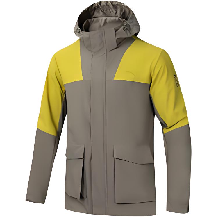 

Мужской тренчкот Anta Outdoor Collection, цвет: земляной коричневый/земляной коричневый-бежевый