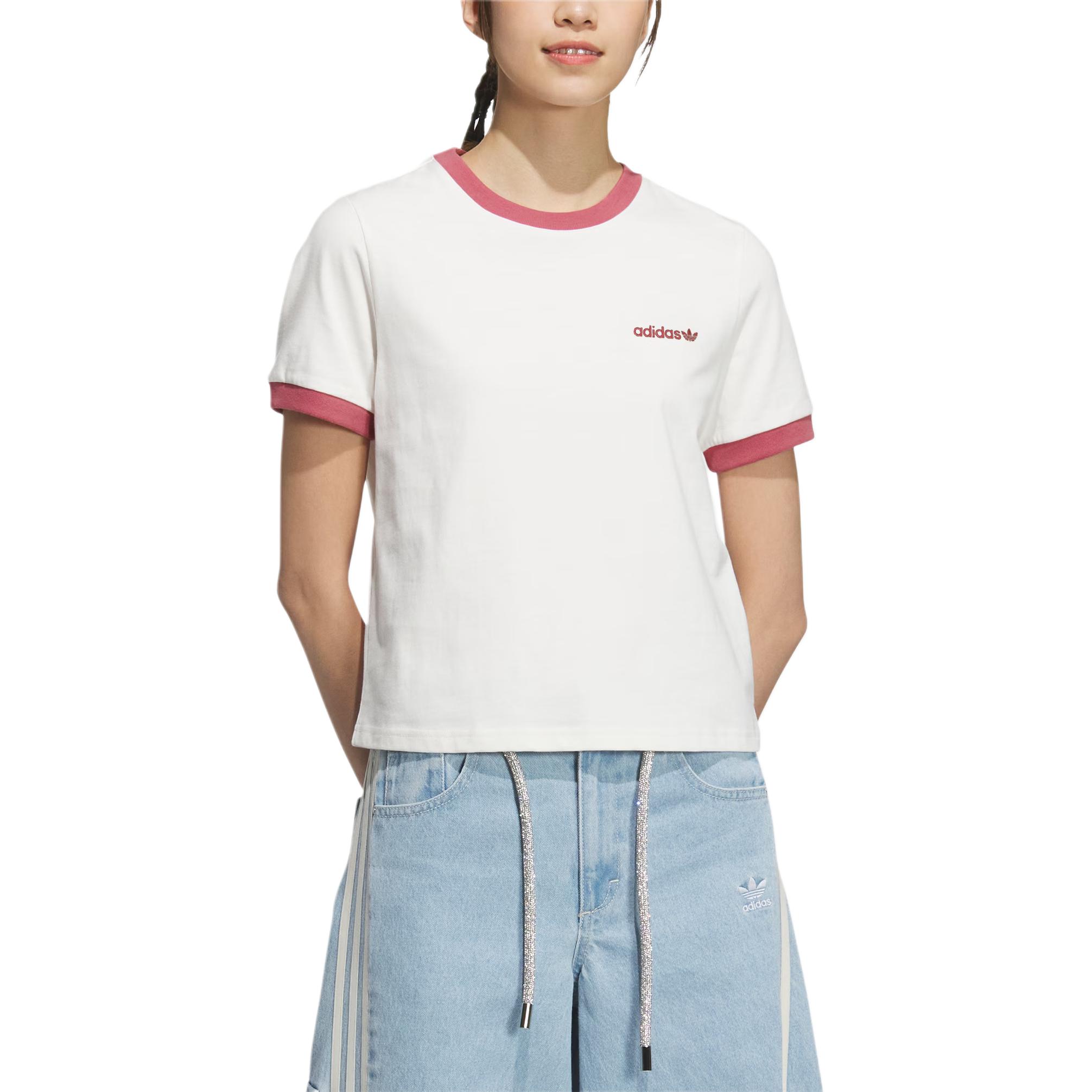 Adidas Originals Футболка ретро женская white — фото 4