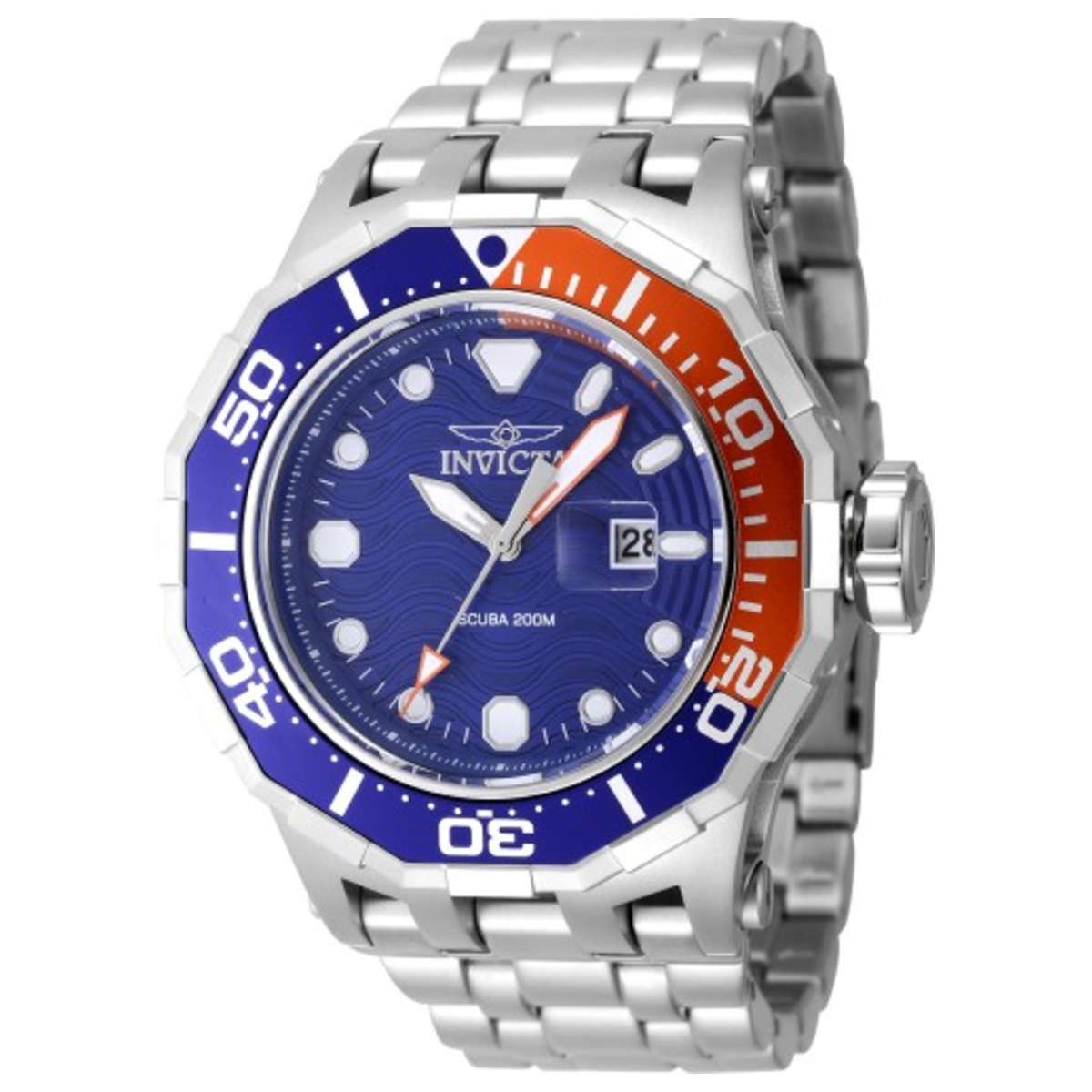 

Invicta Мужские кварцевые часы Pro Diver 52 мм, серебряный