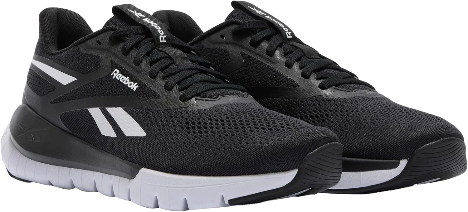 Кроссовки Reebok Unisex Flex Trainer, Black Grey 6 — фото 2