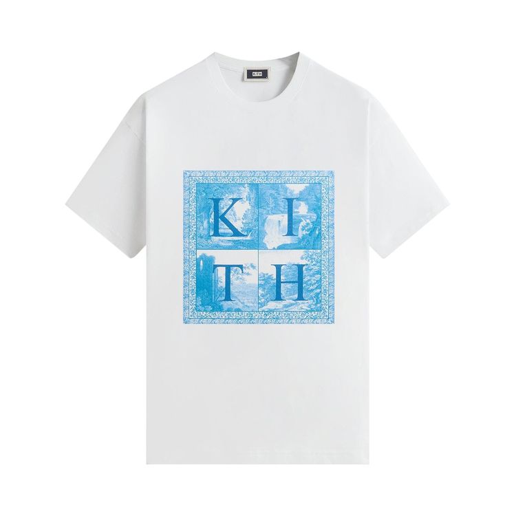 

Винтажная футболка Kith Engraving, белый