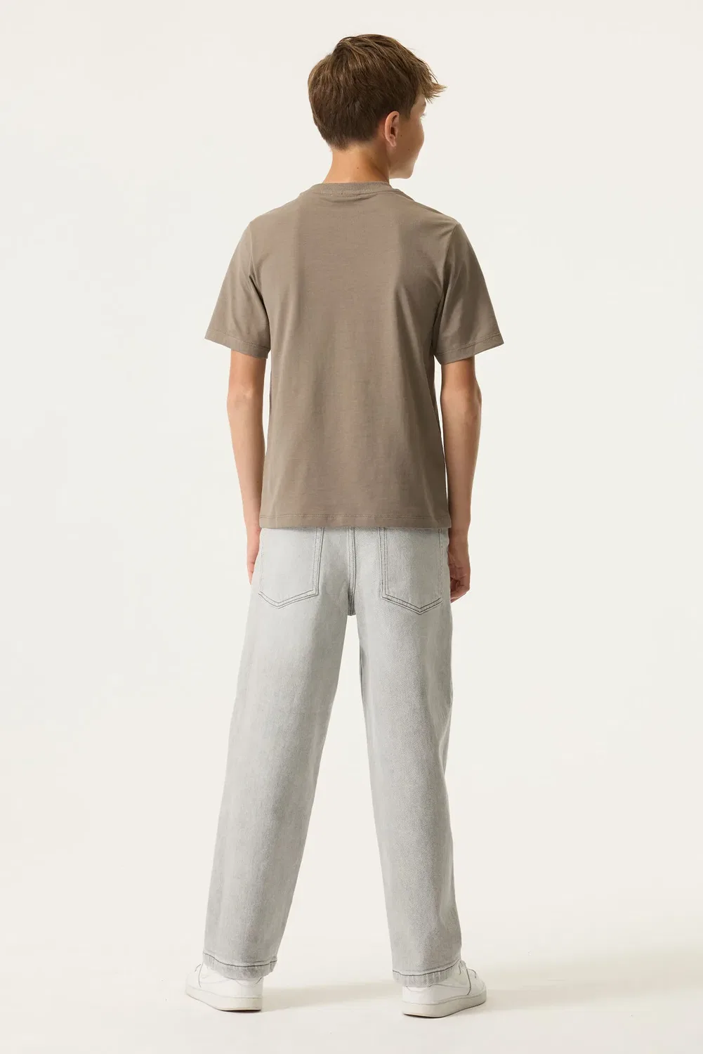 Футболка из хлопка Garcia, taupe grey — фото 3