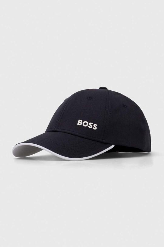 

Хлопковая бейсболка Boss Green, темно-синий