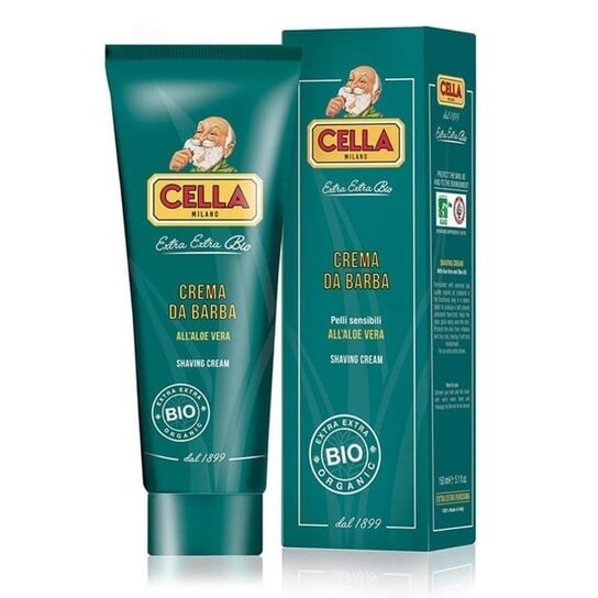 

Крем для бритья в тюбике, 150 мл Cella, Milano Shaving Cream Bio Aloe