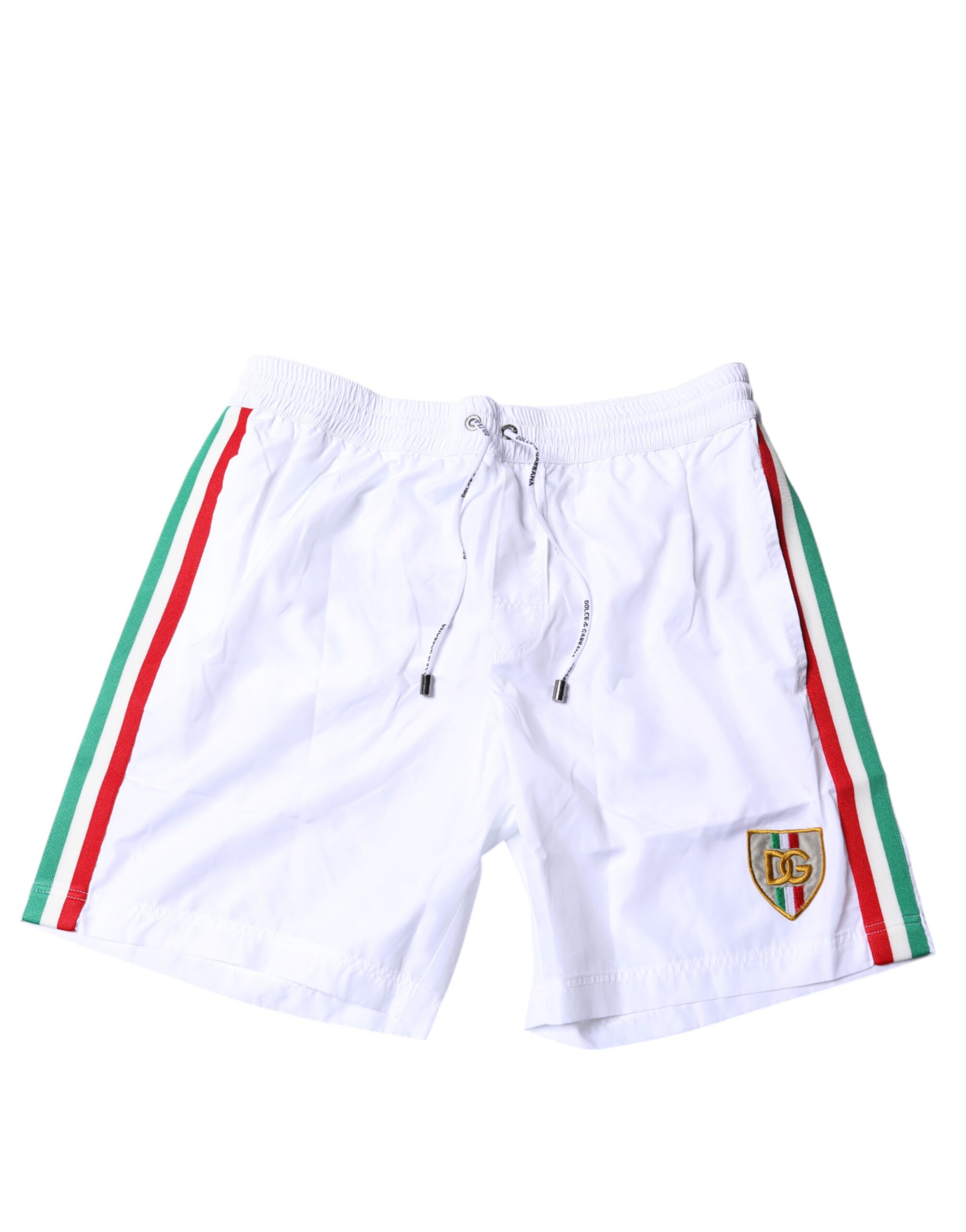 

Белые полосатые пляжные шорты 2 шт купальники Dolce & Gabbana