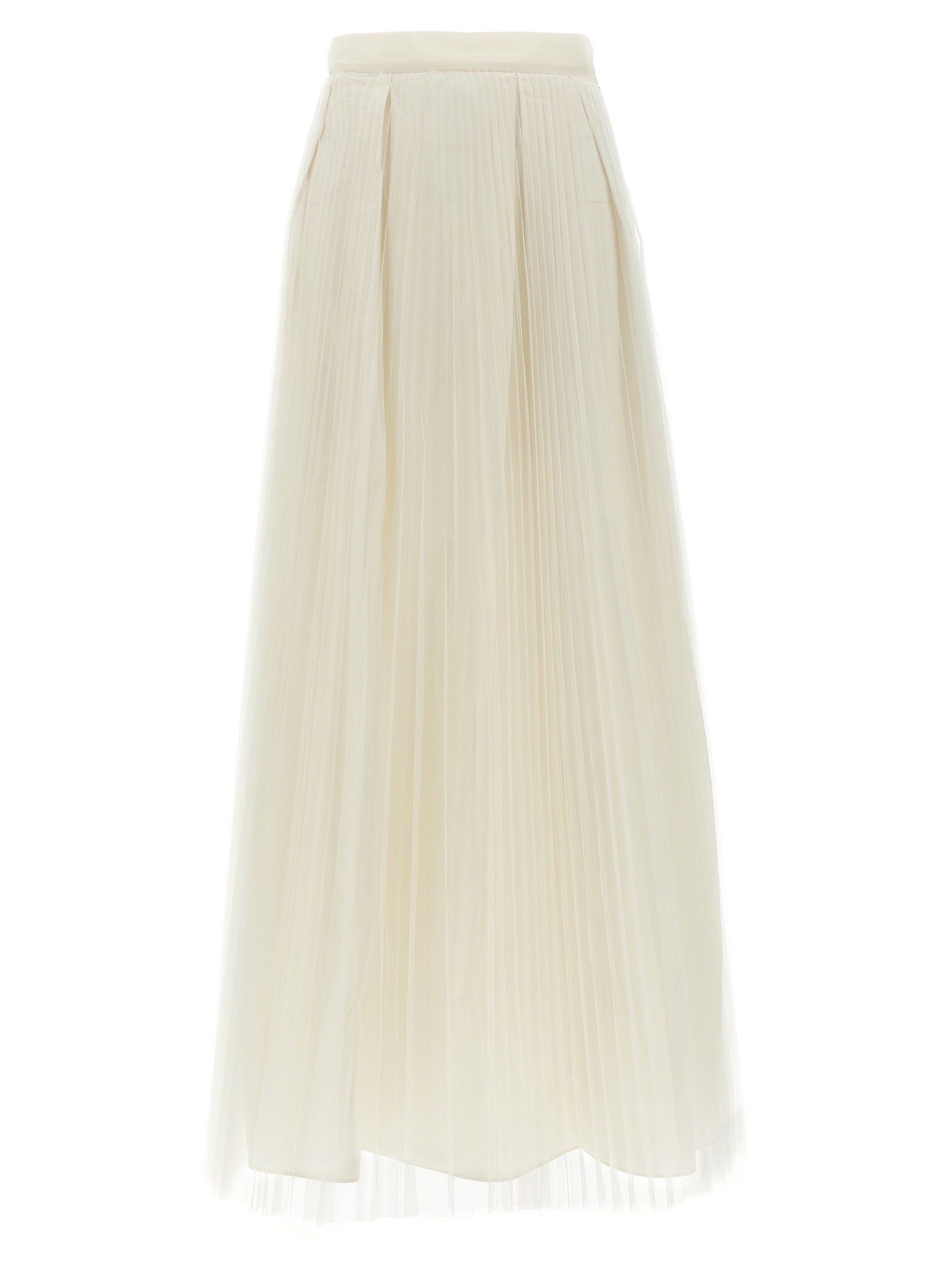 

Тафтавая юбка TWIN SET, белый