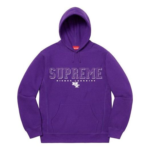 

Толстовка ss20 week 3 gems hooded sweatshirt Supreme, фиолетовый