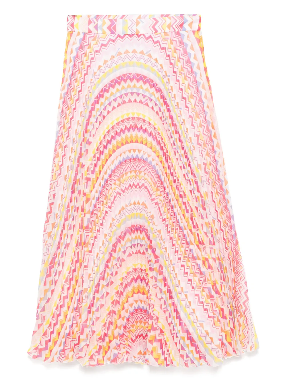 

Юбка с принтом Missoni Kids, розовый