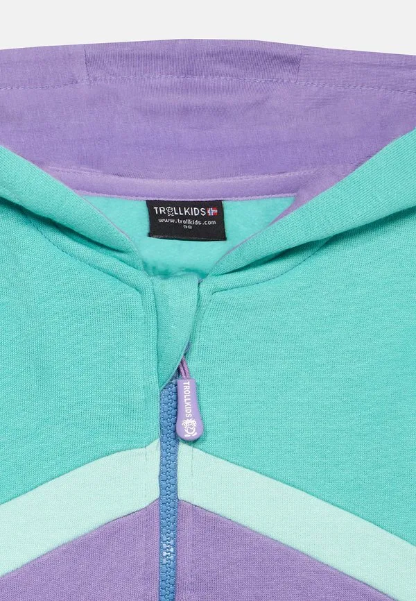 Худи flekkefjord Trollkids, Aquamarine/Violet Sorbet/Cornflower — фото 4