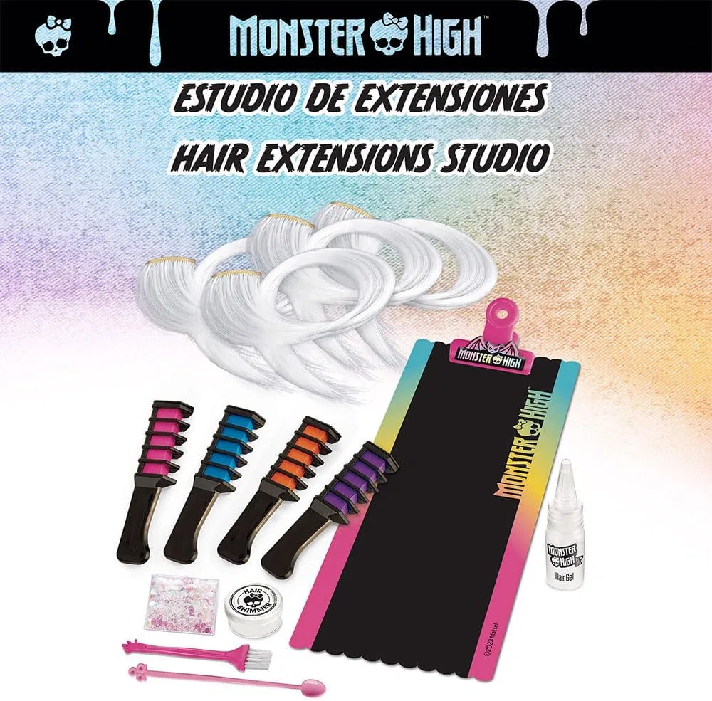 Детский набор для наращивания волос «Monster High» от ColorBaby, с клипсами и мелками Colorbaby — фото 3