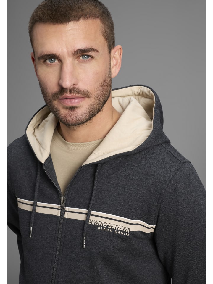 

Толстовка цвета антрацитовый меланж Bruno Banani