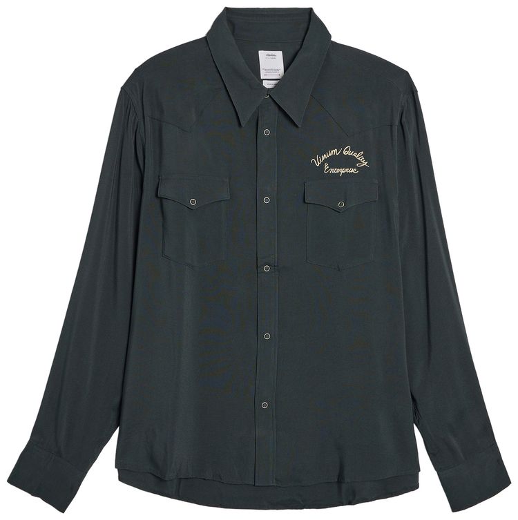 

Футболка с длинным рукавом Visvim Four Corner, черная