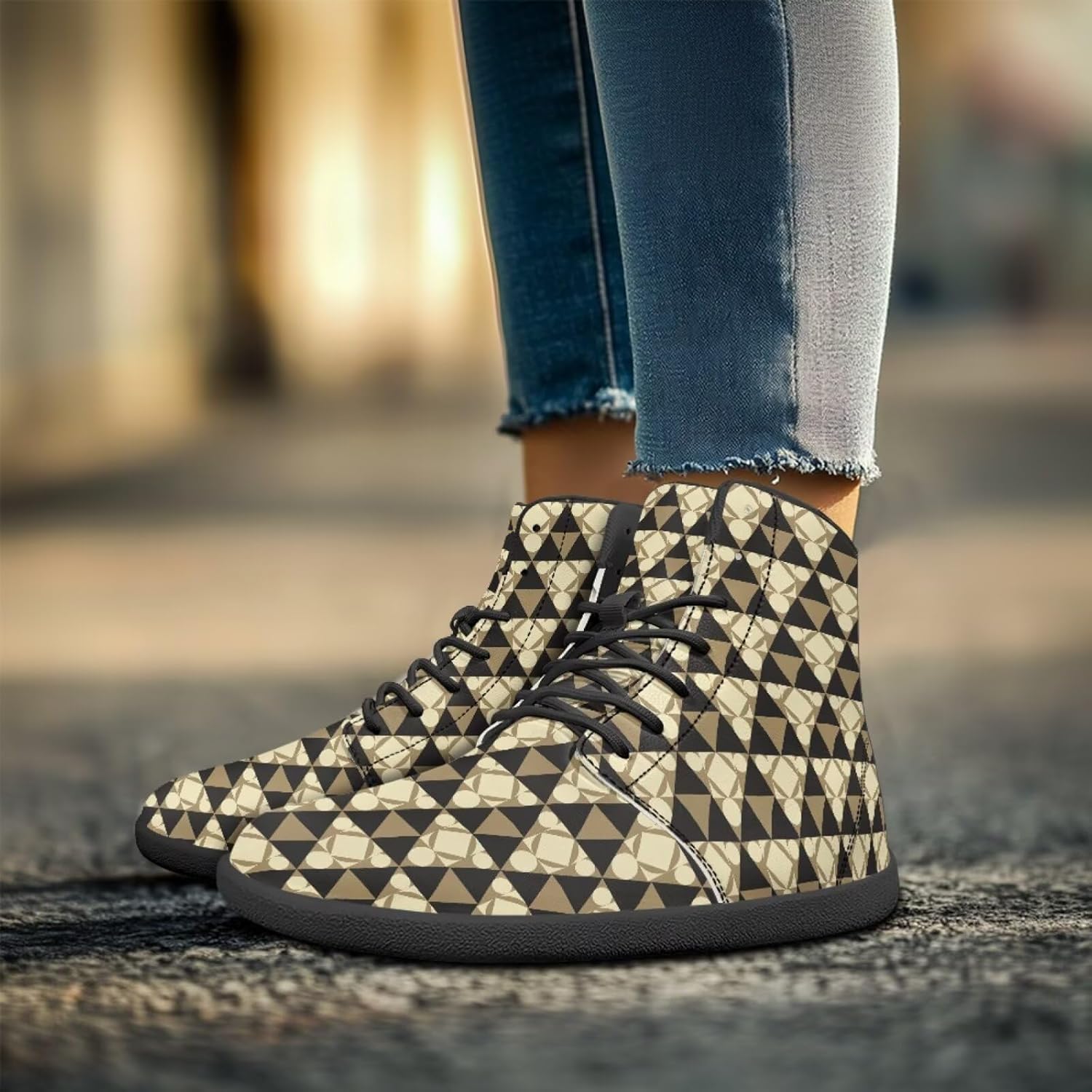 Кроссовки Binienty Fashion Barefoot Flat для мужчин и женщин, бежевый/угольный — фото 3