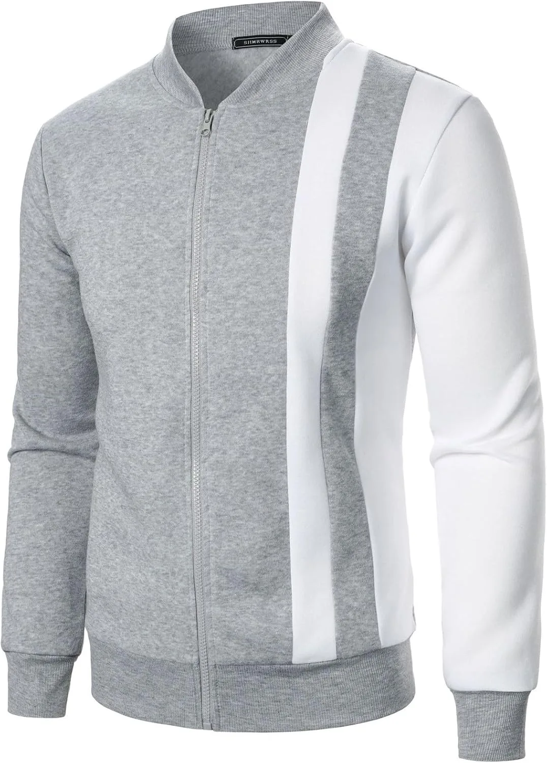 

Мужская легкая толстовка с воротником стойкой и молнией Color Block Backwoods Y2K