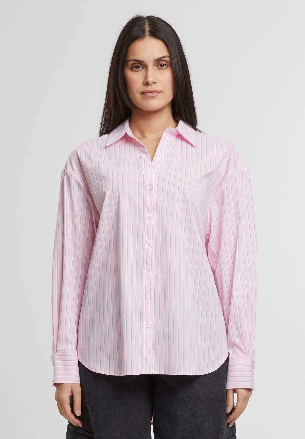 

Рубашка STRIPED Urban Classics, фуксия
