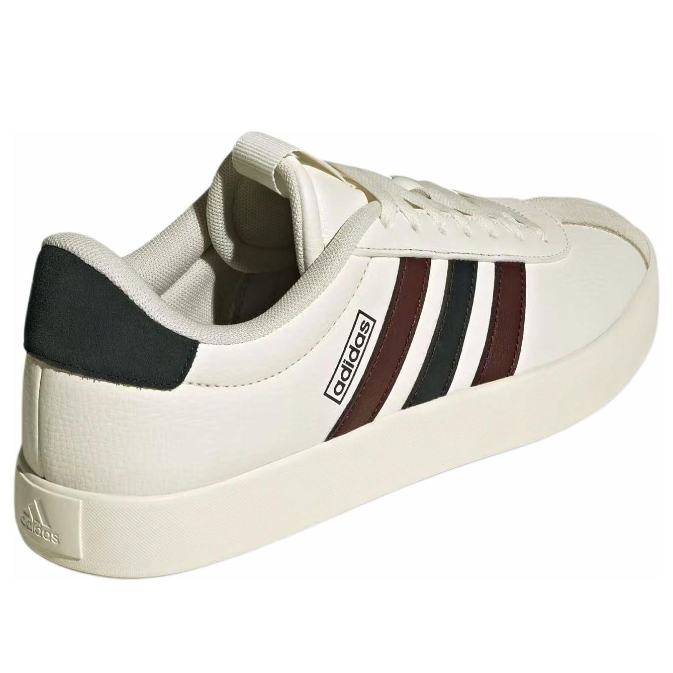 Кроссовки Adidas VL Court 3.0 'Cream Burgundy' — фото 4