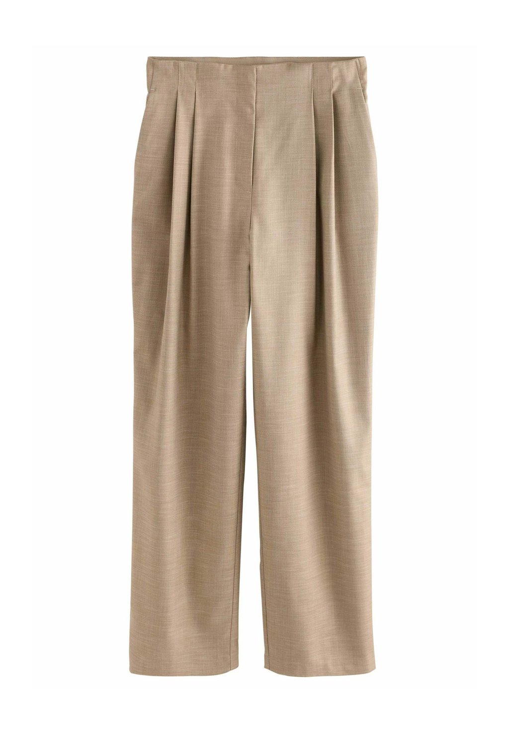 

Брюки FIT - CROSS HATCH PLEAT LEG Next, бежевый