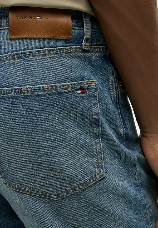 Джинсы прямого кроя с эффектом потертости Tommy Hilfiger, Ken Blue — фото 4