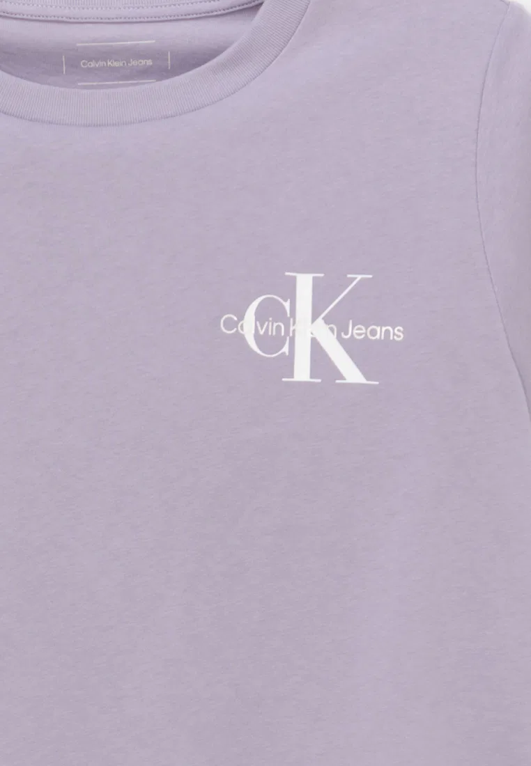 Футболка укороченная, Calvin Klein Jeans, лавандовый — фото 3