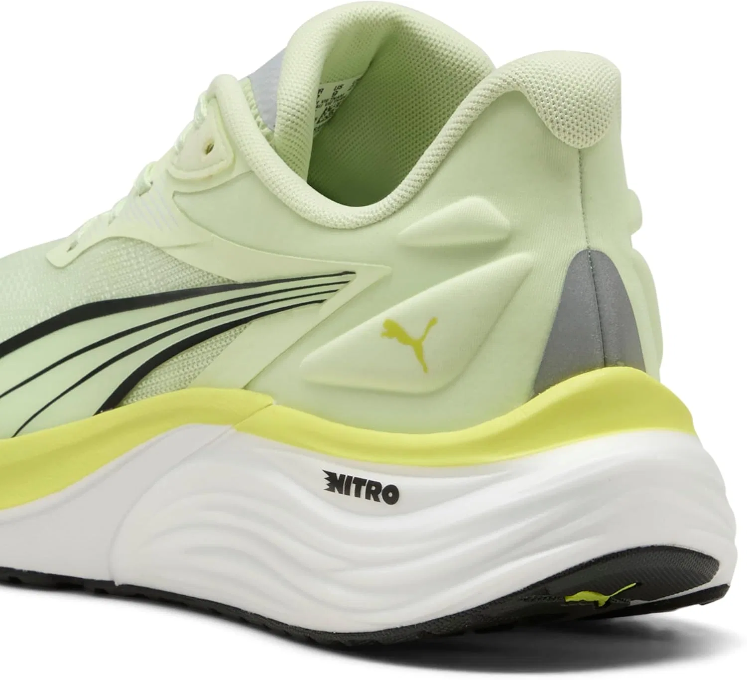 Мужские кроссовки Puma Electrify Nitro 4 для бега по улицам, Apple Spritz Lux Lime Puma Black — фото 3
