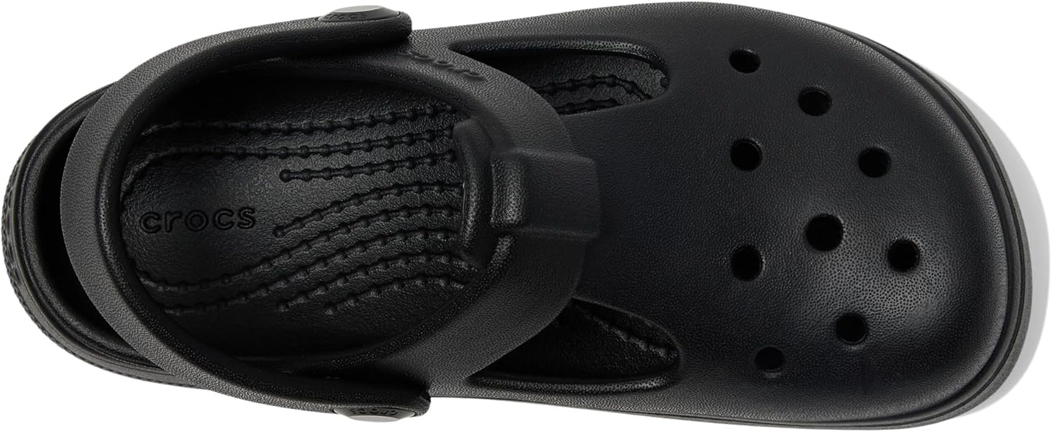 Детские кроксы Crocs Classic Mary Jane, черный — фото 2