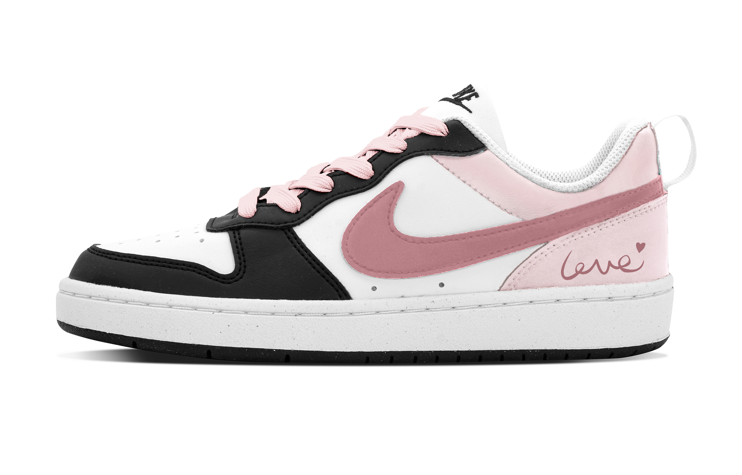 

Nike Кроссовки для скейтбординга Court Borough DEER Cherry Blossom Pink, устойчивые к истиранию и скольжению, низкие