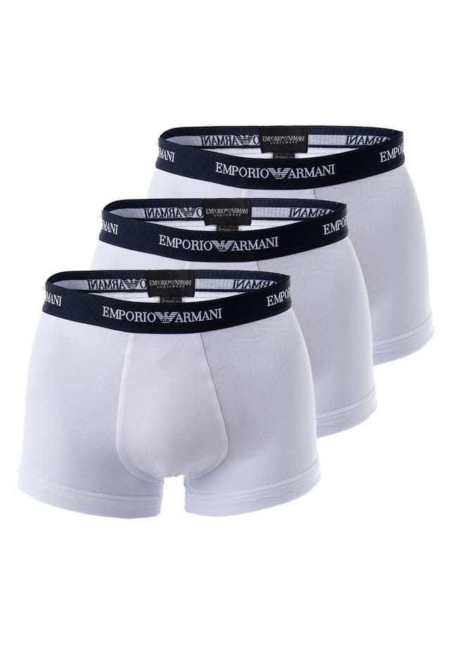 

Боксеры-Шорты - хлопок-стрейч 3 шт. в упаковке Emporio Armani, белый