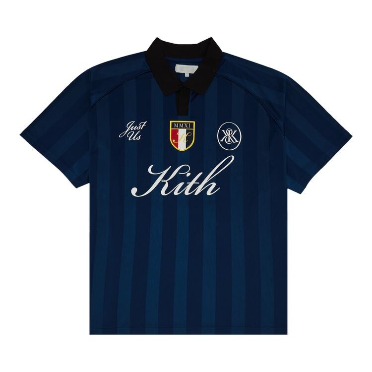 

Джерси Kith Shadow Stripe Marcel Soccer Jersey Gulf, синий