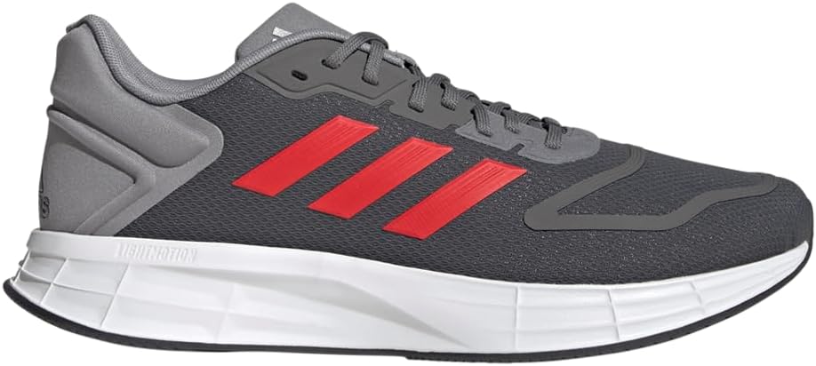 Мужские беговые кроссовки Adidas Duramo SL 2.0, красный/серый/ярко-красный — фото 2