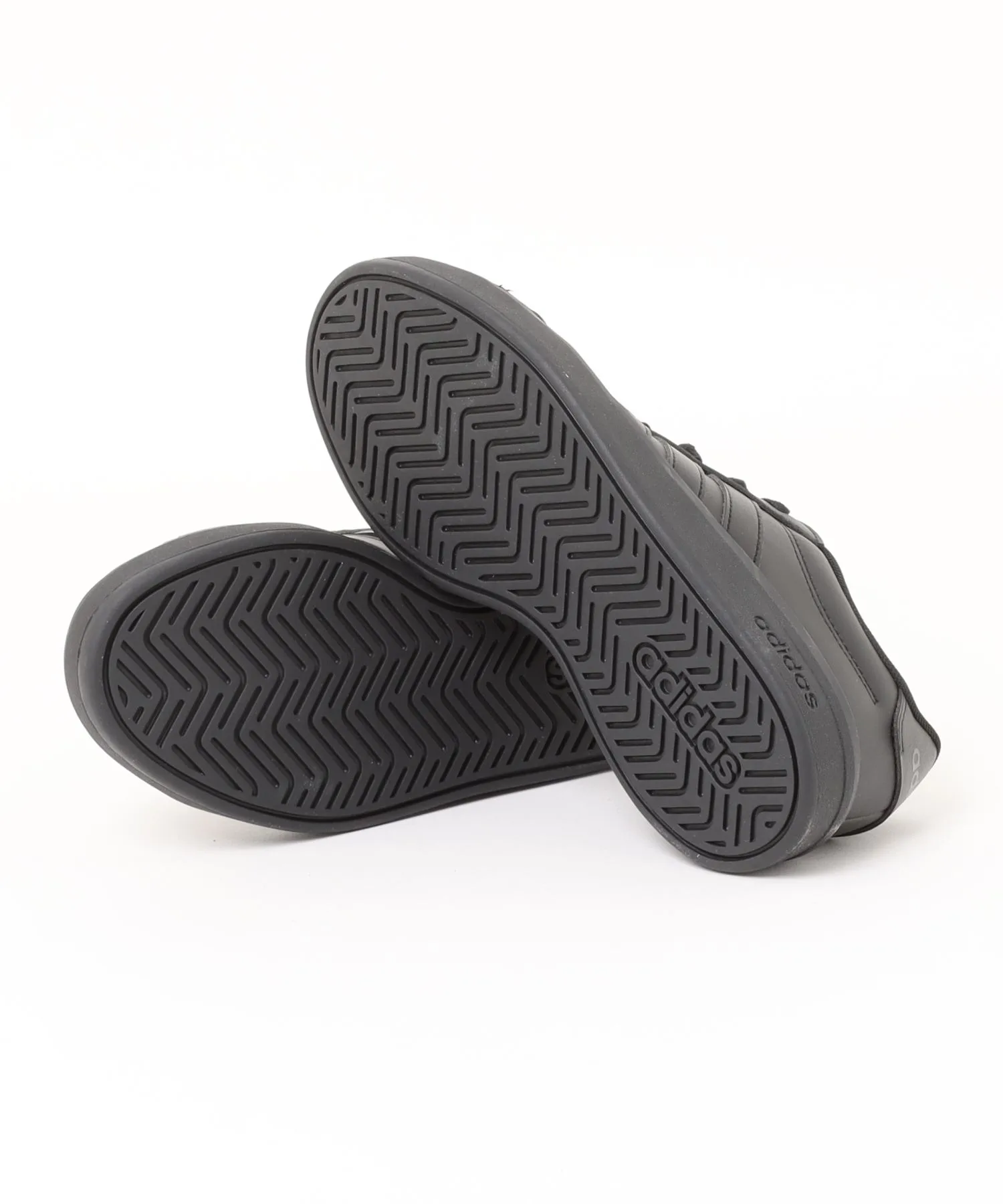 Детские кроссовки из синтетической кожи Grand Court 3.0 adidas бело-розовые — фото 3