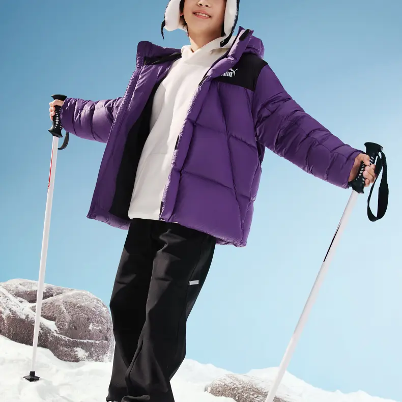 Пуховик Sportstyle Series Kids' PUMA, фиолетовый — фото 3